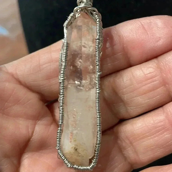 Raw quartz crystal wire wrapped - Picture 5 of 5